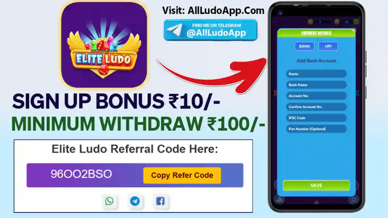 Elite Ludo Apk Withdraw All Ludo App List 51 Bonus