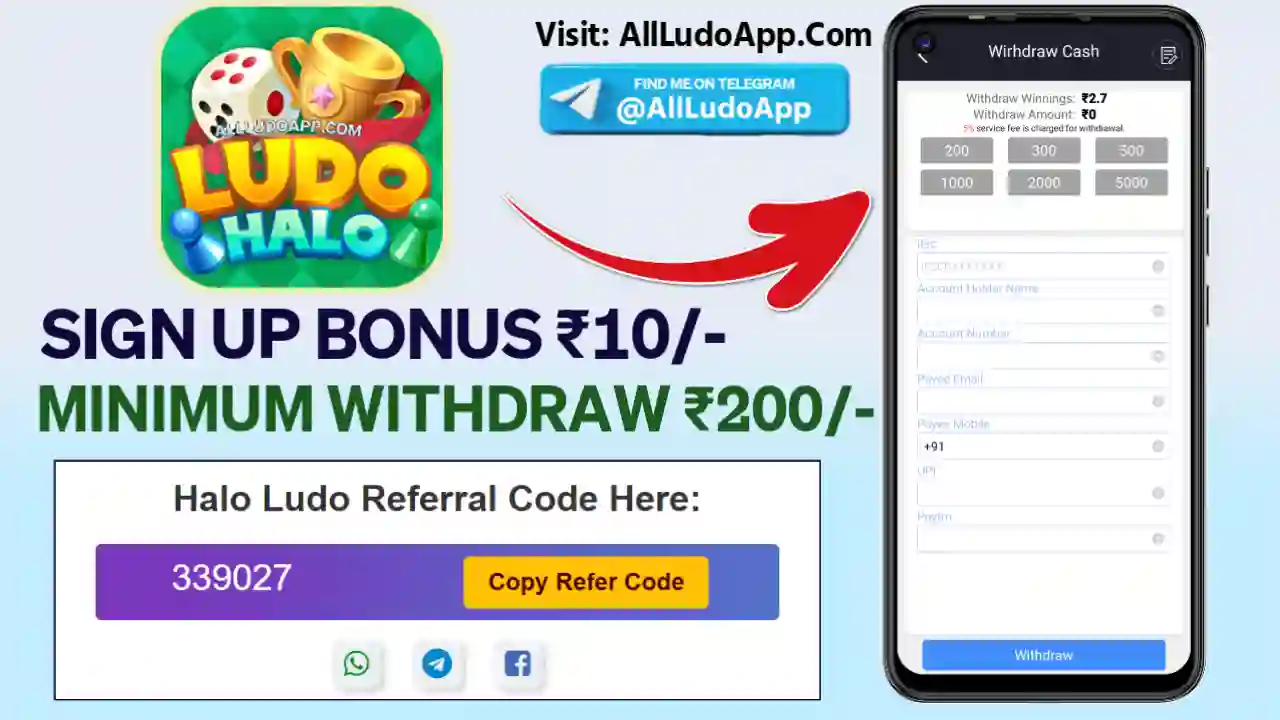 Halo Ludo Apk Withdraw All Ludo App List 51 Bonus