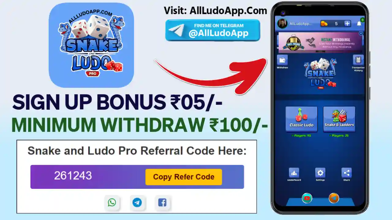 Snake And Ludo Pro Apk Download All Ludo App List 51 Bonus
